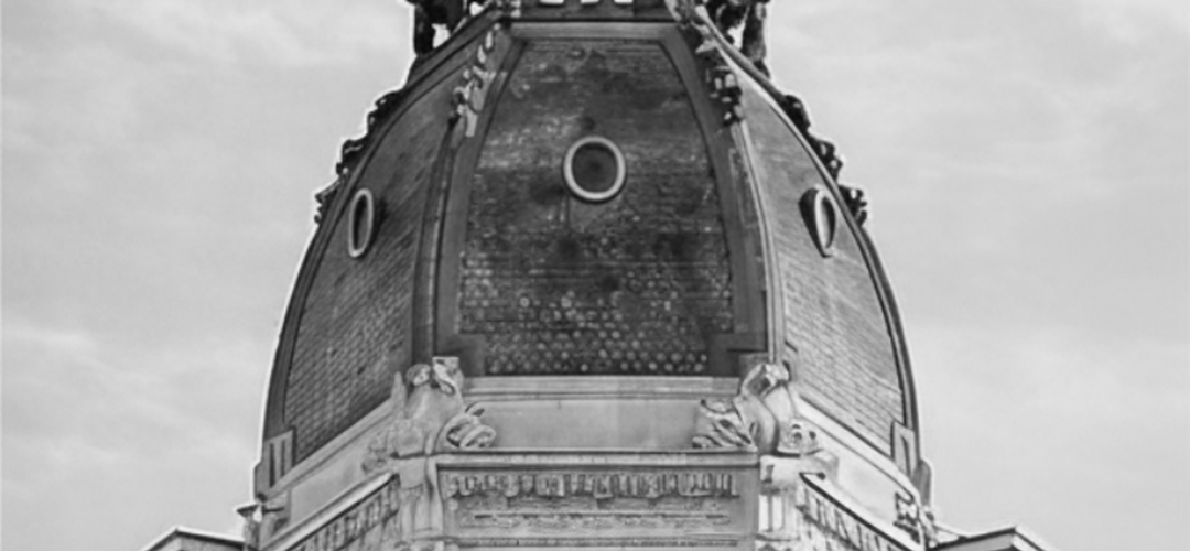 Colorful urban scene