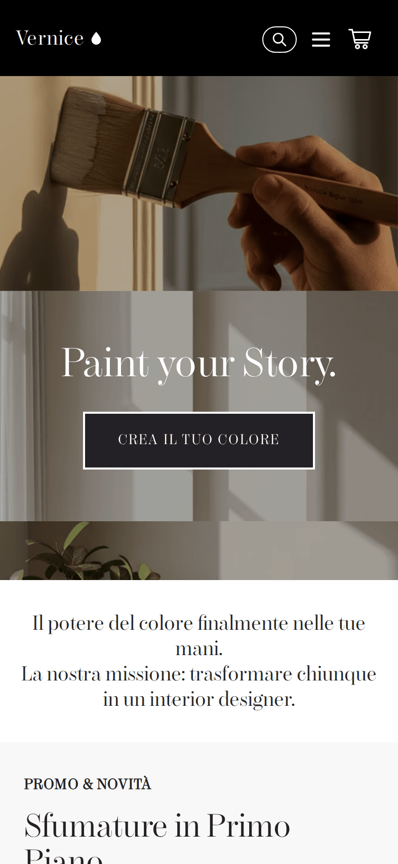 Vernice - Homepage