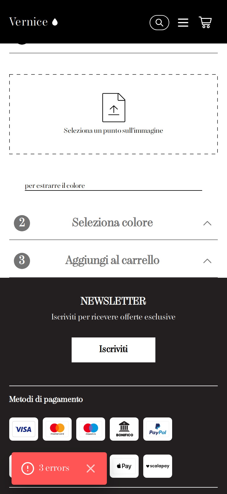 Vernice - Crea il tuo colore